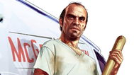 3D character holding a baseball bat - Trevor Philips (GTA V)