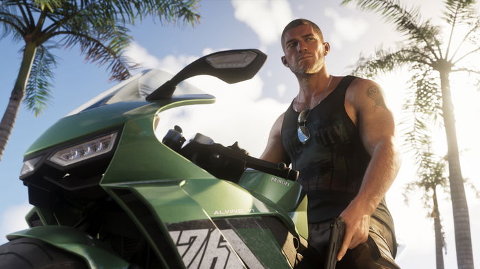 Jason Duval riding big bike in GTA 6