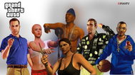GTA characters with different poses