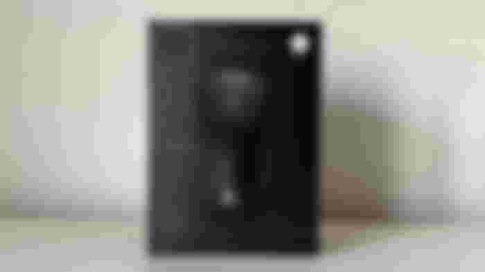 Black box with a black mouse pictured on the front.