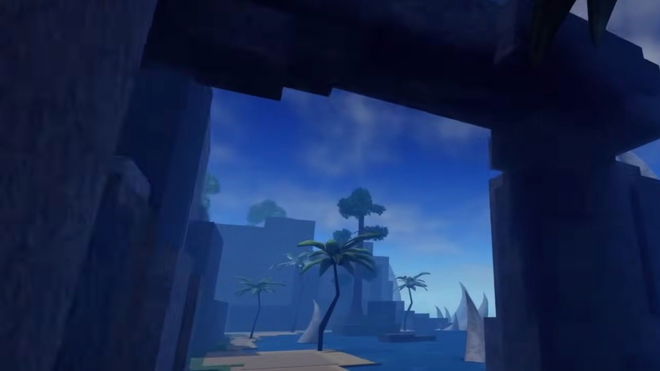 A tropical island in Haze Piece.