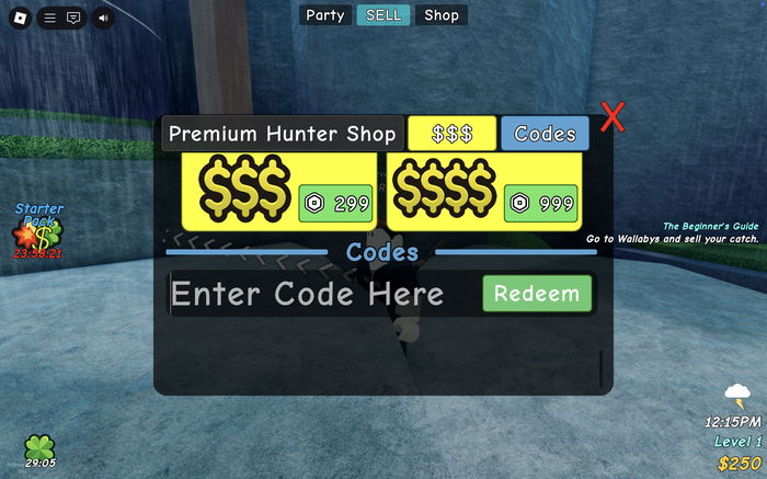 Gone Hunting codes roblox
